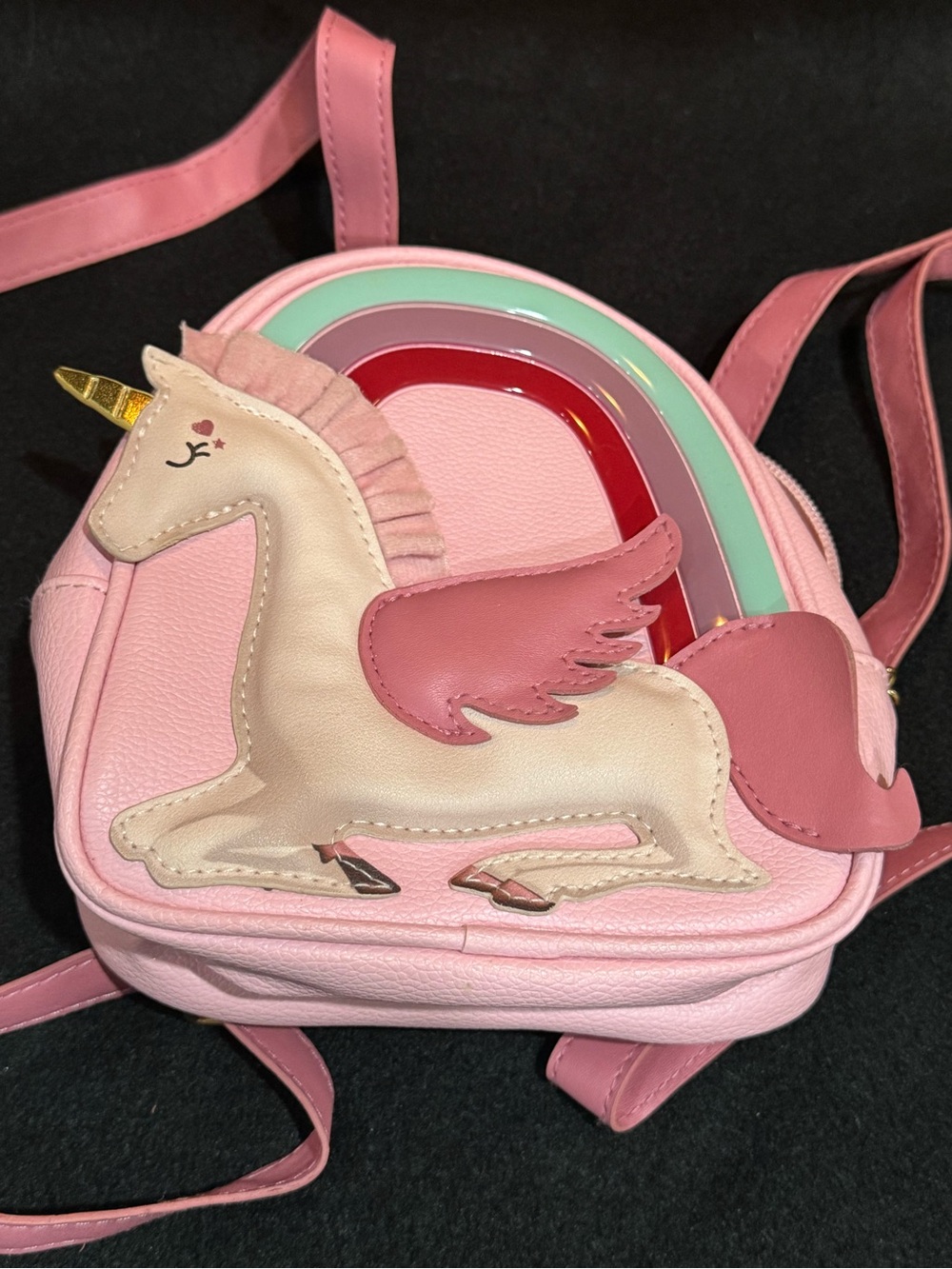 Bath & Body Works Pink Unicorn Rainbow Kids Backpack